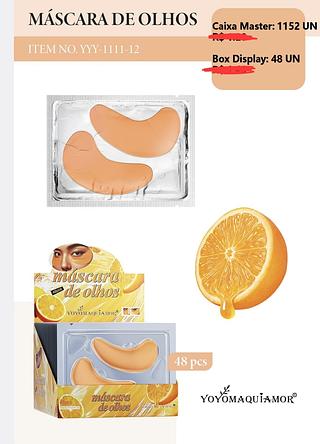 MASCARA DE OLHO VTMINA C YOYO MAQUIAMOR C/48PCS