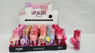 LIP GLOSS FRUIT HUDAMOJI C/24PCS