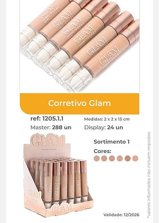 CORRETIVO LIQUIDO GLAW SORT 1 VIVAI C/24PCS