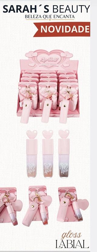 LIP GLOSS SARAHS BEAUTY C/12PCS