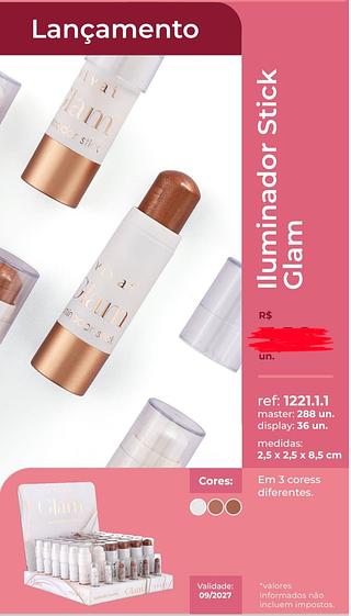 ILUMINADOR STICK GLAM VIVAI C/36PCS