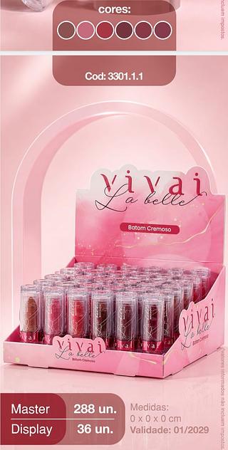 BATOM CREMOSO LA BELLE VIVAI C/36PCS