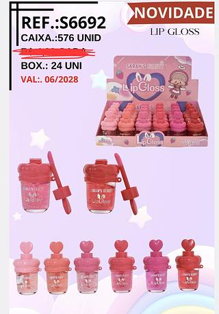 LIP GLOSS SARAHS BEAUTY C/24PCS