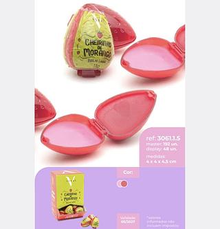 BRILHO LABIAL CHEIRINHO DE ORANGO VIVAI C/48PCS