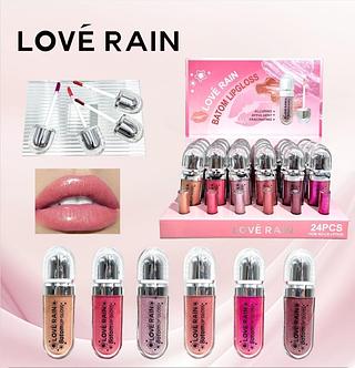 LIP GLOSS LOVE RAIN C/24PCS