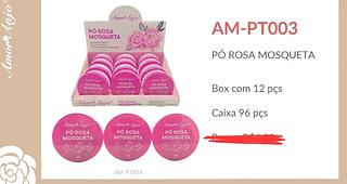 PO ROSA MOSQUETA AMOR ANJO C/12PCS