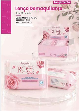 LENCO DEMAQUILANTE ROSA MOSQUETA FEBELLA C/12PCS