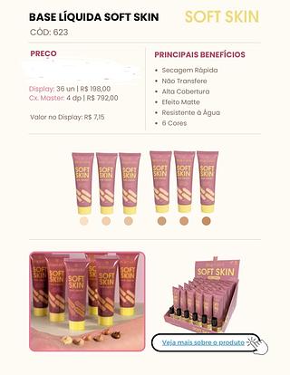 BASE LIQUID SOFT SKIN MIAMAKE C/36PCS