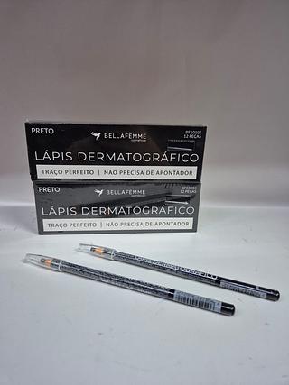 LAPIS DERMAGRAFICO PRETO BELLA FEMME C/12PCS