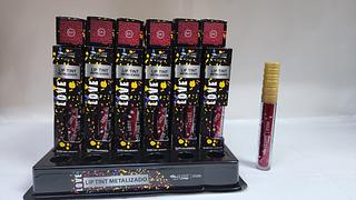 LIP TINT METALIZADO MAX LOVE C/36PCS