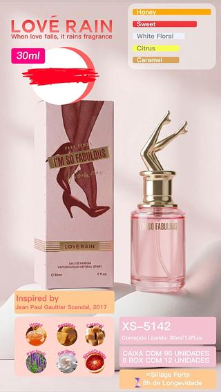 PERFUME 30ML LOVE RAIN C/12PCS