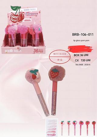 LIP GLOSS POM POM BOBBI RARA C/36PCS