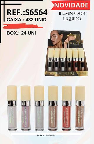 ILUMINADOR LIQUIDO SARAHS BEAUTY C/24PCS
