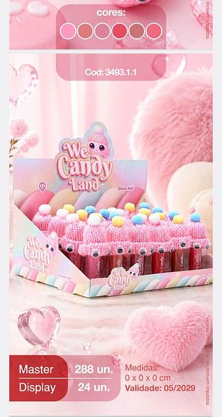 GLOSS HAT WE CANDY VIVAI C/24PCS
