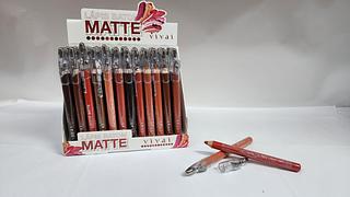 LAPIS LABIAL MATTE VIVAI C/48PCS