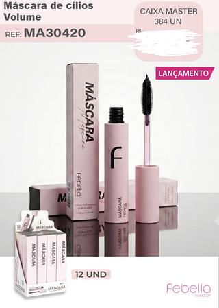 MASCARA DE CILIOS VOLUME FEBELLA C/12PCS