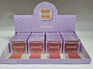 BLUSH COMPACTO MOOD RUBY ROSE C/36PCS