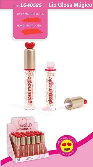 LIP GLOSS MAGICO FEBELLA C/24PCS