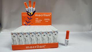 cola para cilios posticos transparente e a prova d agua macrilan c/56pcs