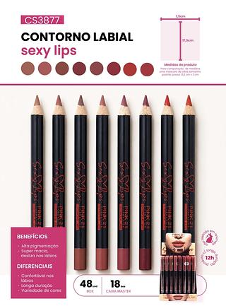 LAPIS CONTORNO LABIAL PINK 21 C/48PCS