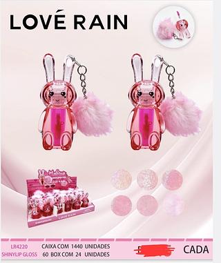 LIP GLOSS LOVE RAIN C/24PCS