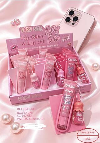LIP GLOSS E LIP OIL C/12PCS BOBBI RARA