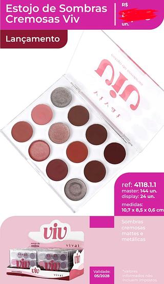 SOMBRA CREMOSA VIV VIVAI C/24PCS