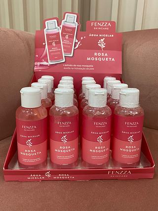 AGUA MICELAR ROSA MOSQUETA FENZZA 120ML C/16PCS