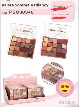 PALETA DE SOMBRAS FEBELLA C/12PCS