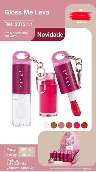 GLOSS ME LEVA VIVAI C/36PCS
