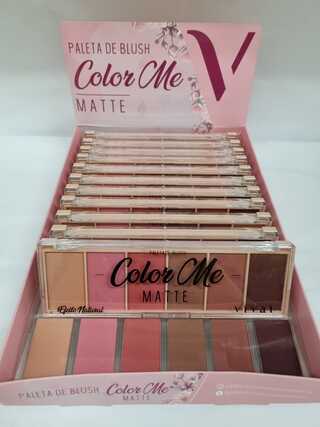 paleta de blush color me vivai c/12pcs