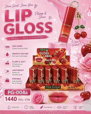 LIP GLOSS CEREJA C/24CPS