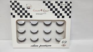 CILIOS POSTICOS AMOR ANJO 6PARES C/10PCS