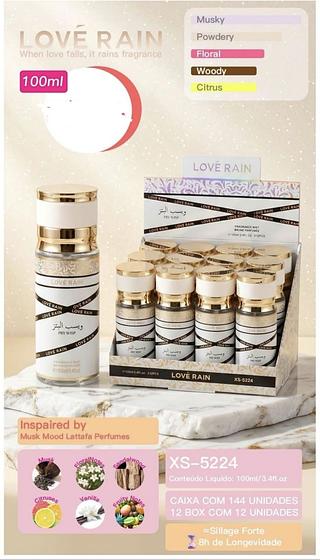 PERFUME 100ML LOVE RAIN C/12PCS