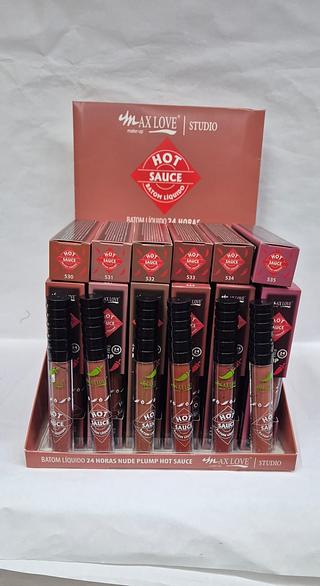 BATOM LIQUIDO 24H PLUMPHOT SAUCE MAX LOVE C/48PCS
