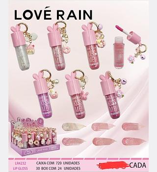 LIP GLOSS LOVE RAIN C/24PCS