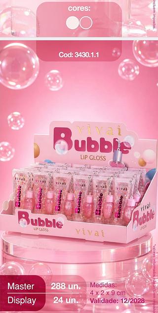 LIP GLOSS BUBBLE VIVAI C/24CPS