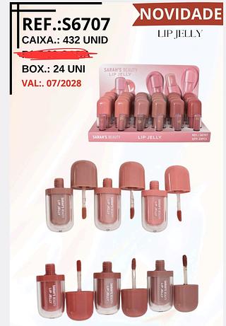 LIP JELLY SARAHS BEAUTY C/24PCS