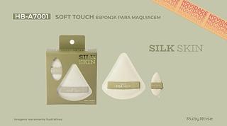 ESPONJA SOFT TOUCH SILK SKIN RUBY ROSE C/12PCS