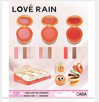 KIT PALETA LOVE RAIN C/6PCS