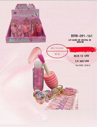 LIP GLOSS DE CRISTAL DE URSSINO BOBBI RARA C/12PCS