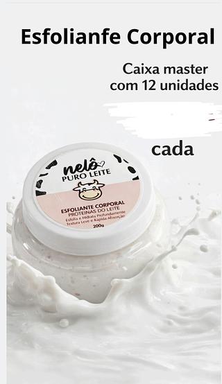 ESFOLIANTE CORPORAL PURO LEITE NELO C/12PCS