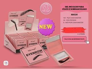 GEL INCOLOR PARA CILIOS E SOBRANCELHAS BELLE ANGEL C/24PCS
