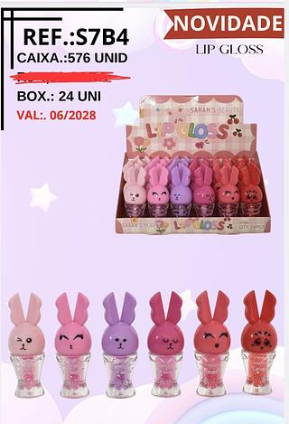 LIP GLOSS SARAHS BEAUTY C/24PCS
