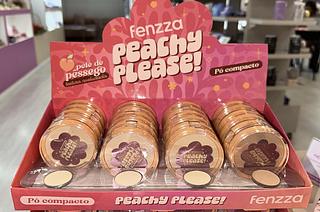 PO COMPACTO FACIAL PEACHY PLEASE FENZZA C/24PCS