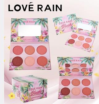 PALETA DE BLUSH LOVE RAIN C/12CPS