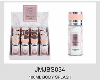 BODY SPLASH VANILLA 100ML FEMININO C/12PCS