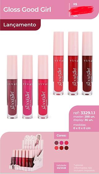 GLOSS GOOD GIRL VIVAI C/36PCS