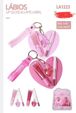 LIP GLOSS E LAPIS LABIAL LABRANCHE C/12PCS