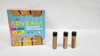 BASE LIQUIDO MATTE VEGANA TONS MEDIOS +CORES 310,320,340 C/12PCS